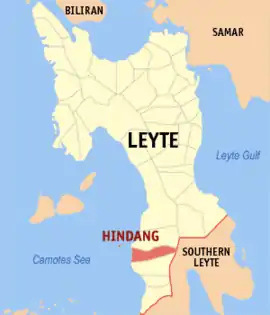 Hindang na Leyte Coordenadas : 10°26'2"N, 124°43'40"E