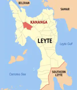 Kananga na Leyte  Coordenadas : 11°11'8"N, 124°33'35"E