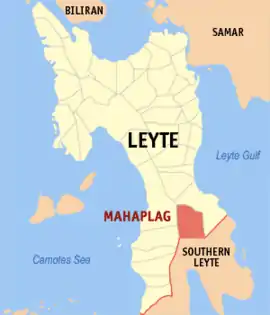Mahaplag na Leyte Coordenadas : 10°36'26"N, 124°57'49"E