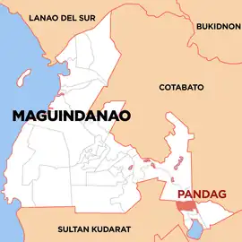 Pandag na Maguindanao do Sul Coordenadas : 6°44'27.79"N, 124°46'57.77"E