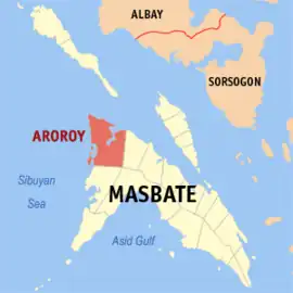Aroroy na Masbate  Coordenadas : 12°30'44.94"N, 123°23'56.16"E