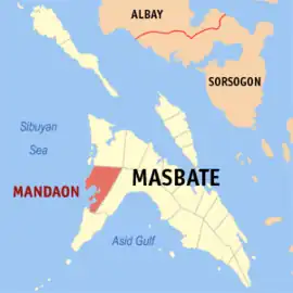 Mandaon na Masbate  Coordenadas : 12°13'33.38"N, 123°17'3.16"E