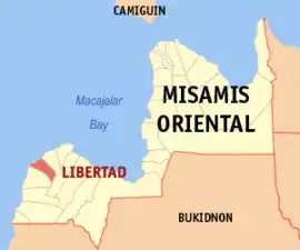 Libertad na Misamis Oriental  Coordenadas : 8°33'30"N, 124°21'0"E