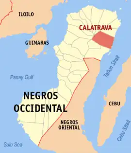 Calatrava na Negros Ocidental  Coordenadas : 10°36'N, 123°29'E