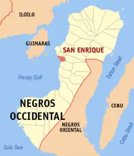 San Enrique na Negros Ocidental  Coordenadas : 10°25'N, 122°51'E