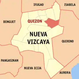 Quezon na Nova Vizcaya  Coordenadas : 16°29'22"N, 121°15'50"E