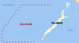 Kalayaan na Palauã  Coordenadas : 11°3'8"N, 114°17'0"E