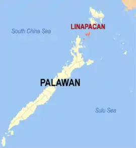 Linapacan na Palauã  Coordenadas : 11°29'31"N, 119°52'16"E