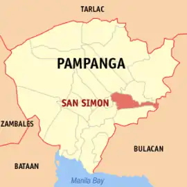 San Simon na Pampanga  Coordenadas : 14°59'53"N, 120°46'48"E