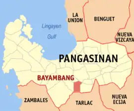 Bayambang na Pangasinan  Coordenadas : 15°43'0.01"N, 120°21'0.00"E