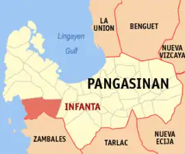 Infanta na Pangasinan  Coordenadas : 15°49'14.99"N, 119°54'29.99"E