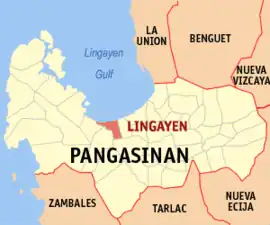 Lingayen na Pangasinan Coordenadas : 16°1'0.01"N, 120°13'59.99"E