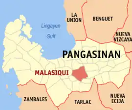 Malasiqui na Pangasinan  Coordenadas : 15°55'N, 120°25'E