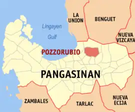 Pozorrubio na Pangasinan  Coordenadas : 16°7'N, 120°33'E