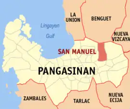 San Manuel na Pangasinan  Coordenadas : 16°3'56.02"N, 120°40'0.01"E