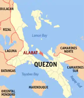 Alabat na Quezon Coordenadas : 14°6'8.14"N, 122°0'48.85"E