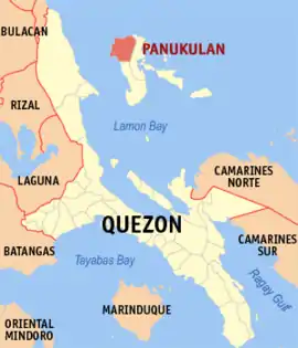 Panukulan na Quezon  Coordenadas : 14°56'N, 121°49'E
