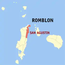 San Agustin na Romblon  Coordenadas : 12°34'8.00"N, 122°7'53.00"E