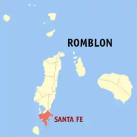 Santa Fe na Romblon  Coordenadas : 12°9'N, 122°0'E
