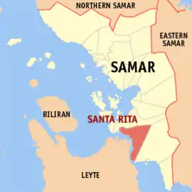 Santa Rita na Samar  Coordenadas : 11°27'8"N, 124°56'27"E