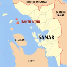 Santo Niño na Samar  Coordenadas : 11°55'34.68"N, 124°26'57.12"E