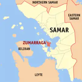 Zumarraga na Samar Coordenadas : 11°38'20"N, 124°50'28"E