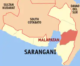 Malapatan na Sarangani  Coordenadas : 5°58'N, 125°17'E