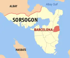 Barcelona na Sorsogon  Coordenadas : 12°52'10"N, 124°8'31"E