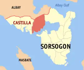 Castilla na Sorsogon  Coordenadas : 12°57'19"N, 123°52'35"E