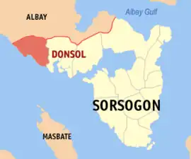 Donsol na Sorsogon  Coordenadas : 12°54'30"N, 123°35'53"E
