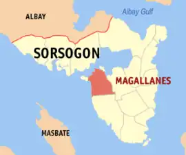 Magallanes na Sorsogon  Coordenadas : 12°49'42"N, 123°50'4"E