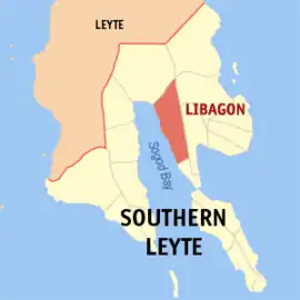 Libagon na Leyte do Sul  Coordenadas : 10°18'N, 125°3'E