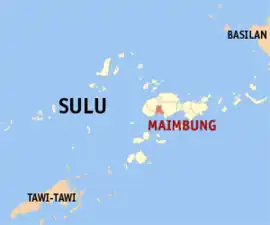 Maimbung na Sulu Coordenadas : 5°56'N, 121°2'E