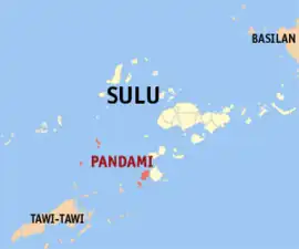 Pandami na Sulu Coordenadas : 5°32'N, 120°45'E
