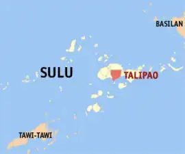 Talipao na Sulu Coordenadas : 5°58'33.71"N, 121°6'31.48"E