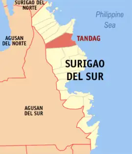 Tandag na Surigao do Sul Coordenadas : 9°4'44"N, 126°11'55"E