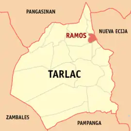 Ramos na Tarlac  Coordenadas : 15°40'0"N, 120°38'30"E