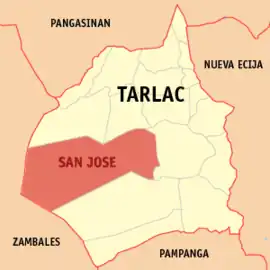 San Jose na Tarlac  Coordenadas : 15°28'41"N, 120°27'50"E