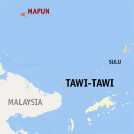 Mapun na Tawi-Tawi  Coordenadas : 6°58'41"N, 118°30'47"E