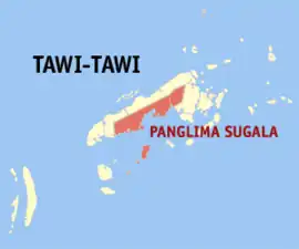 Panglima Sugala na Tawi-Tawi  Coordenadas : 5°4'22.03"N, 119°53'4.84"E
