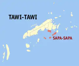 Sapa-Sapa na Tawi-Tawi  Coordenadas : 5°5'23.63"N, 120°16'22.35"E
