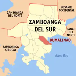 Dumalinao na Zamboanga do Sul Coordenadas : 7°49'N, 123°22'E