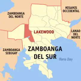 Lakewood na Zamboanga do Sul  Coordenadas : 7°51'3.26"N, 123°9'15.09"E