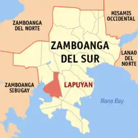 Lapuyan na Zamboanga do Sul  Coordenadas : 7°37'57"N, 123°11'29"E