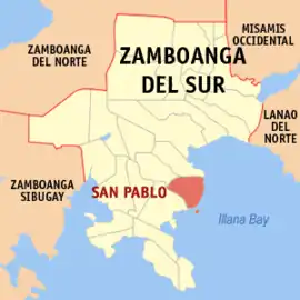 San Pablo na Zamboanga do Sul  Coordenadas : 7°39'28"N, 123°27'35"E