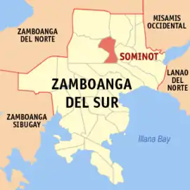 Sominot na Zamboanga do Sul  Coordenadas : 8°2'29.57"N, 123°23'4.72"E