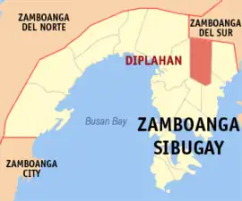 Diplahan na Zamboanga Sibugay  Coordenadas : 7°41'28"N, 122°59'7"E