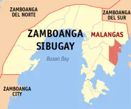 Malangas na Zamboanga Sibugay Coordenadas : 7°37'54"N, 123°1'56"E