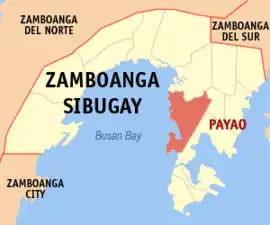 Payao na Zamboanga Sibugay  Coordenadas : 7°35'8.57"N, 122°48'7.91"E