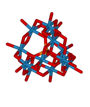 Estrutura do ácido fosfotúngstico